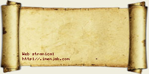 Josif Michaud vizit kartica